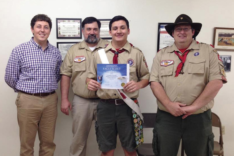 Local Scout honored