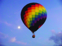 The hot air balloon rides are the most popular event. 