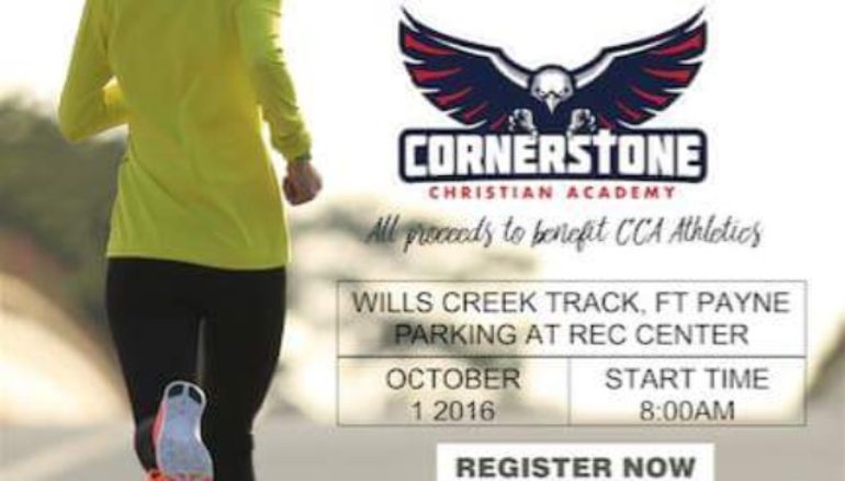Cornerstone 5K Run next Saturday!