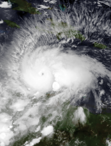 Hurricane Matthew is the first Atlantic hurricane to reach Category 5 status since 2007. (NASA | Wikipedia.com) 