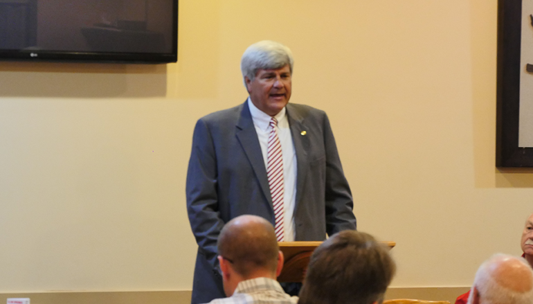 VIDEO: U.S. Senate Candidate Trip Pittman addresses local Republicans