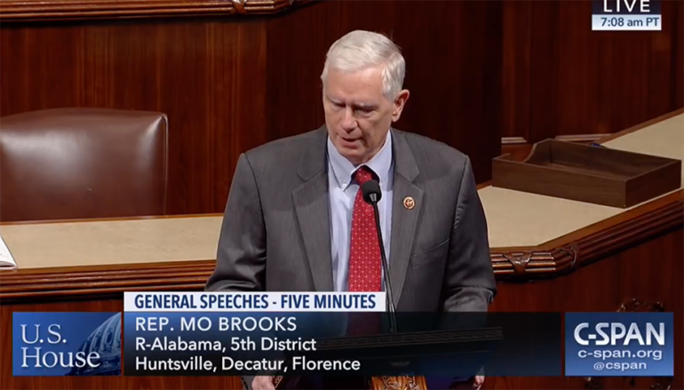 (VIDEO) Rep. Brooks on cancer: “God works in Mysterious Ways”