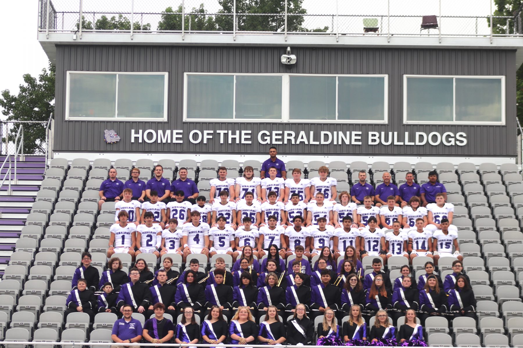 An 86yard touchdown drive for the Bulldogs was capped off by a Jaxon