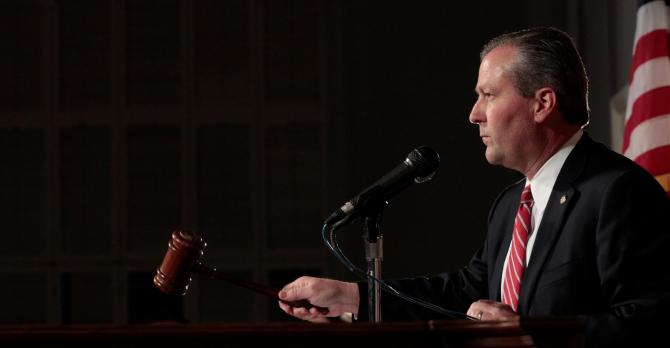 Hubbard Receives Resounding Votes for 2nd Term as Speaker