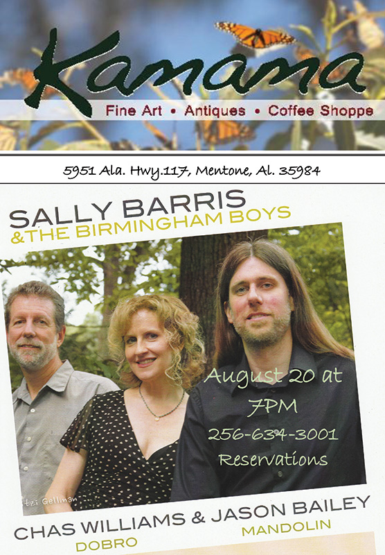 Sally Barris and the Birmingham Boys to perform tonight in Mentone