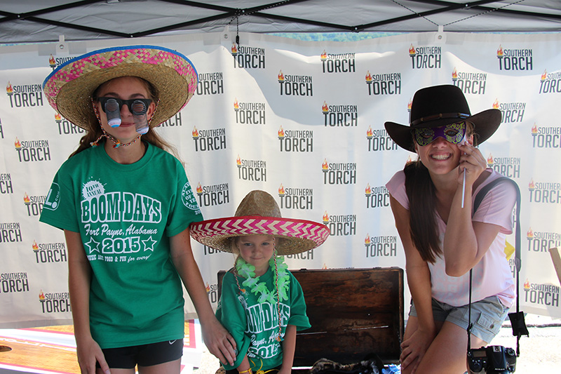 Southern Torch Boom Days photo booth