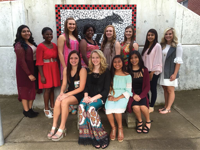 Collinsville Homecoming Court