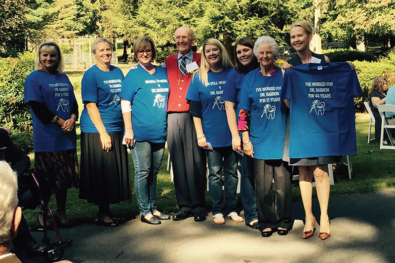 Dr. Barron 90th birthday celebration