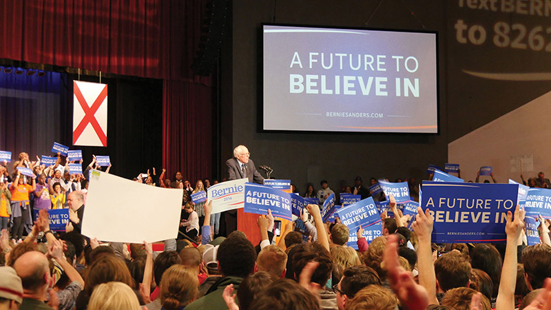 Bernie Sanders visits Magic City