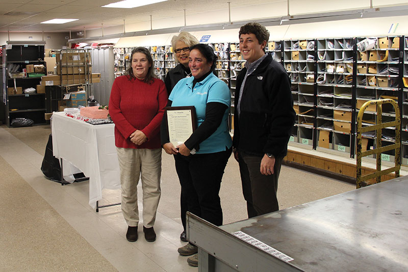 Mail Carrier Honored