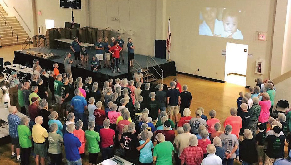 Over 100,000 meals packed for starving children