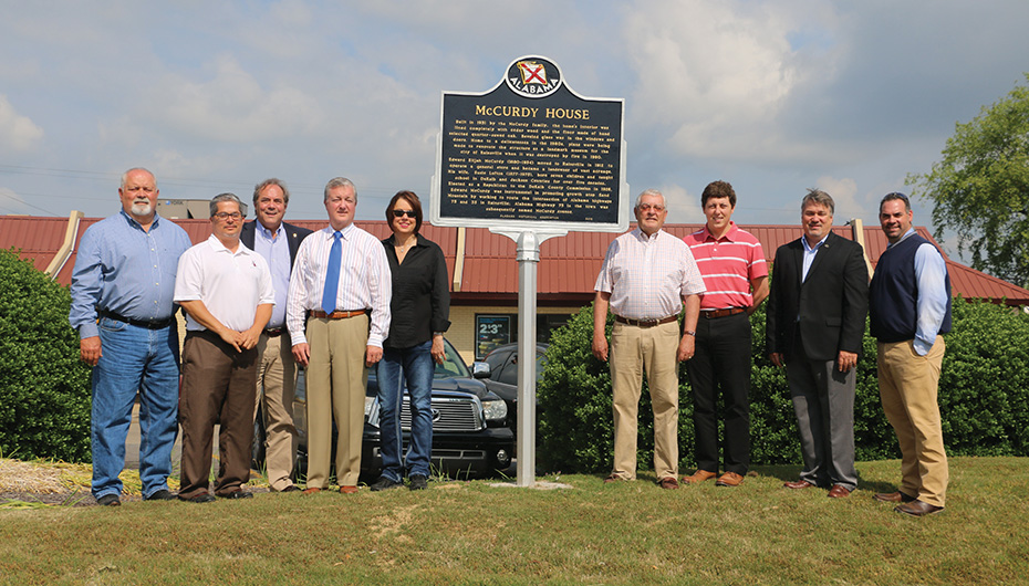 McCurdy house receives historical marker