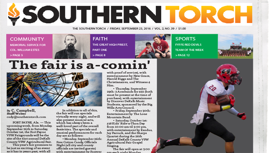 The Southern Torch, Vol. 2, No. 39