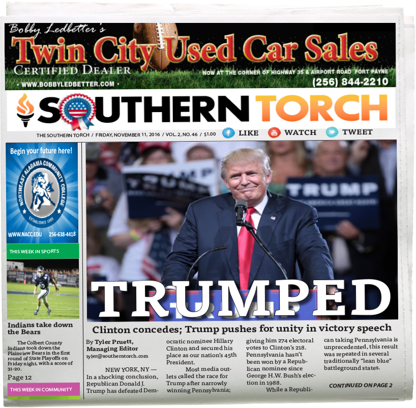 The Southern Torch, November 11 Issue