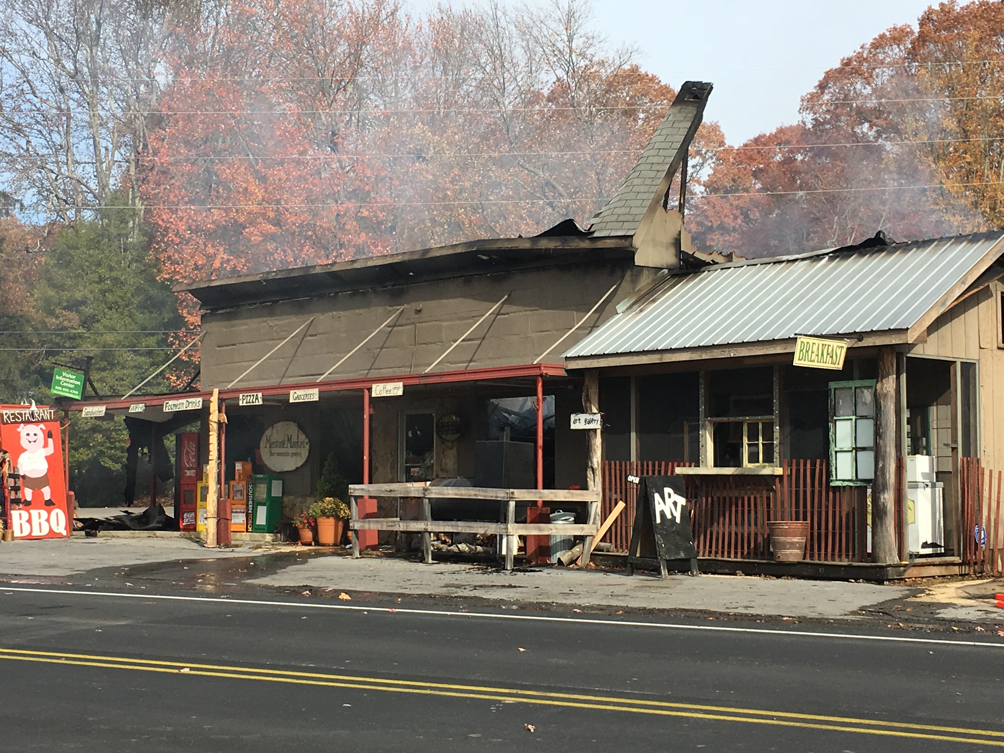 Early Morning Fire at Mentone Market