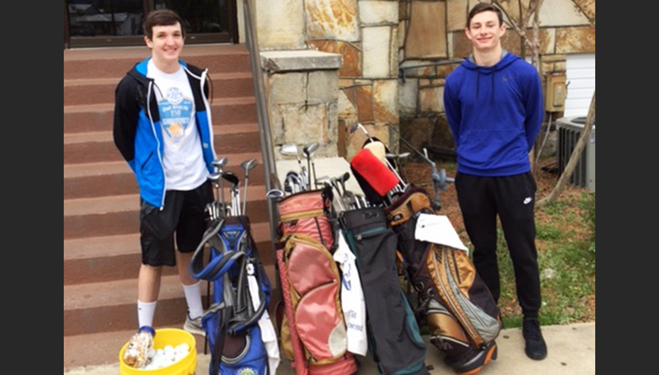 Geraldine and Sylvania Golf Teams receive equipment donation