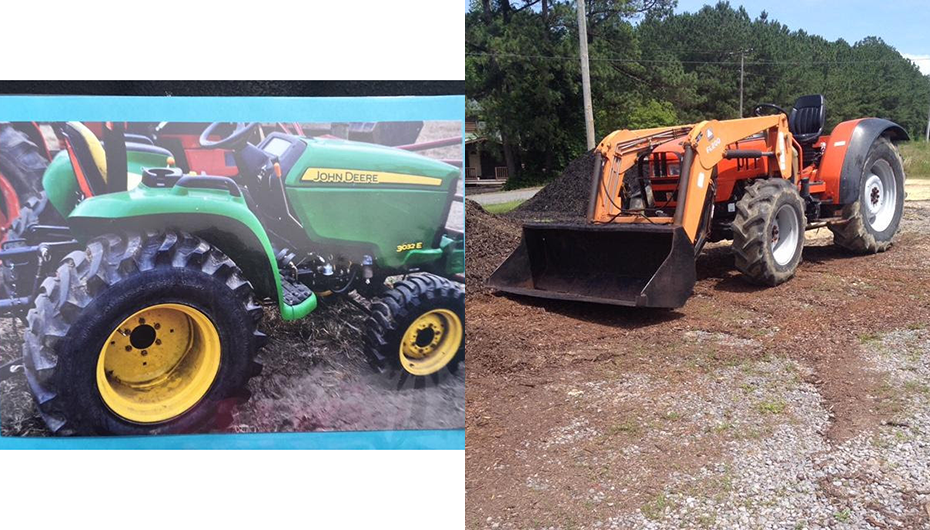 Deputies searching for stolen tractors in Dutton