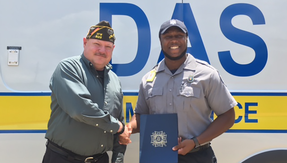 Devonte Perry named Emergency Medical Technician of the Year!