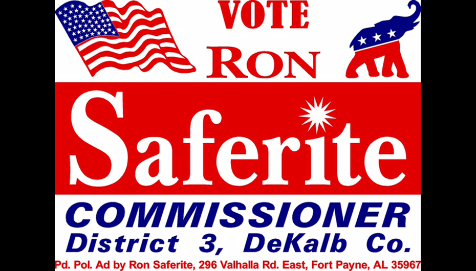 Ron Saferite Announces run for DeKalb County Commission District III