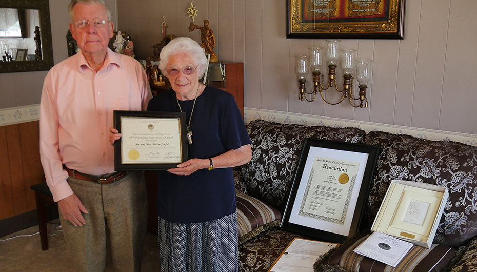 Sand Mountain couple honored for 68 years of Marriage!