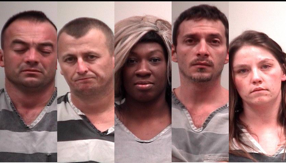 Several arrested for burglary, drugs; domestic incident under investigation