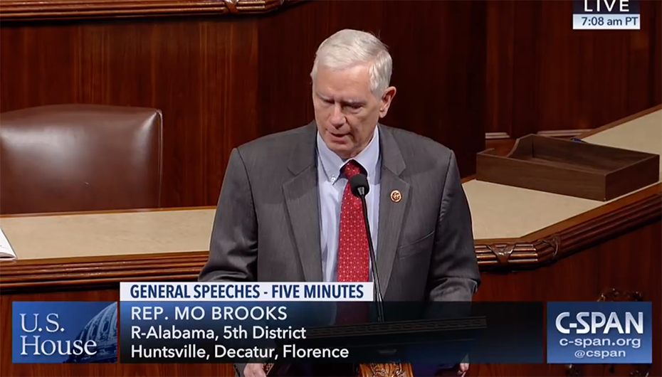 (VIDEO) Rep. Brooks on cancer: "God works in Mysterious Ways"