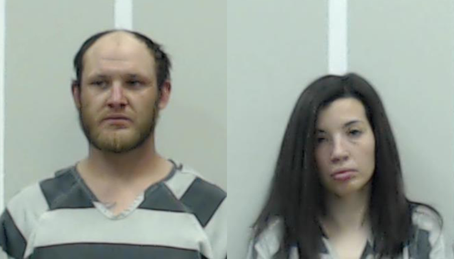 Two arrested after children found walking down the road