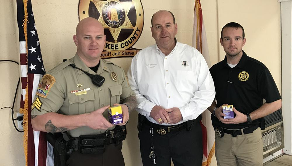 District Attorney gives life saving opioid antidote to Sheriff's Offices