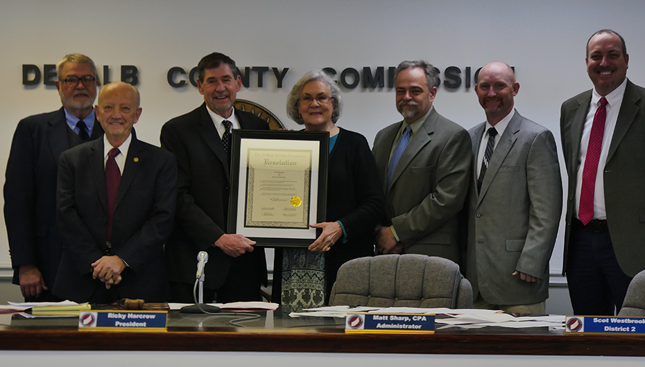 VIDEO: County Commission honors June Brewer for 20 years of service