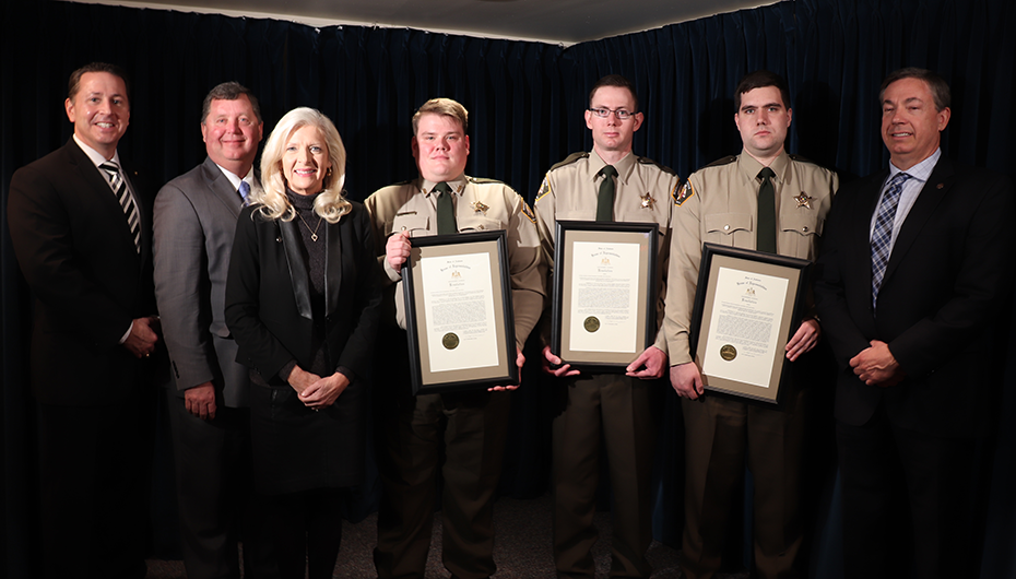 Three Etowah Co. Deputies awarded the 'Medal of Valor' at State Capitol