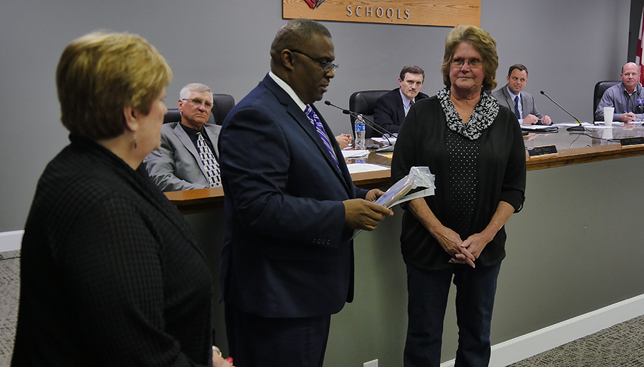 VIDEO: DeKalb BOE honors Mary Jo Chandler for 51 years of service