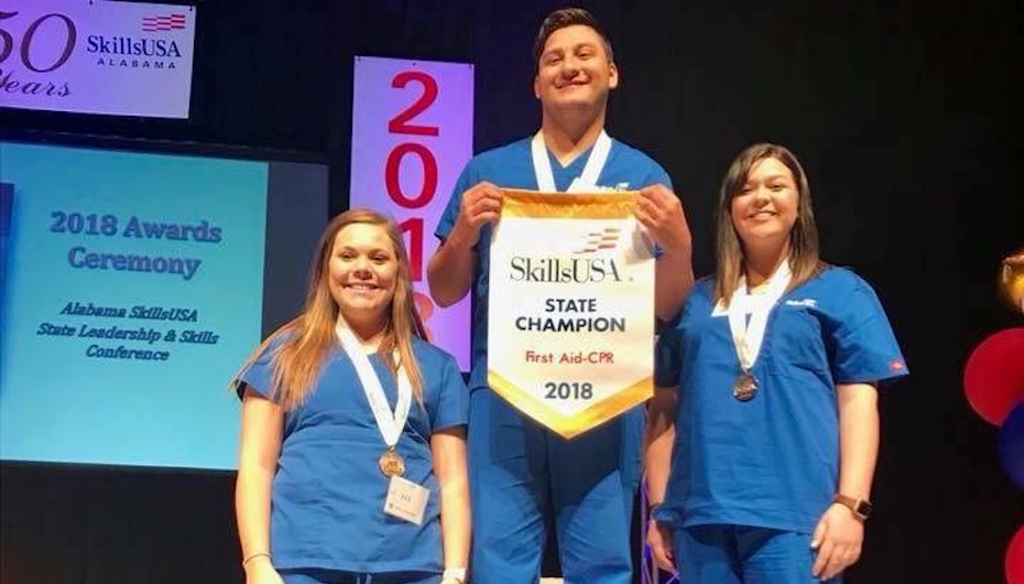 Hartline excels in SkillsUSA; accepted into NACC Nursing