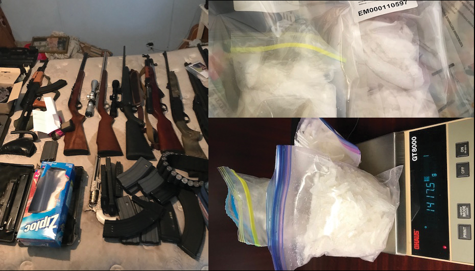 Drugs and Guns Seized