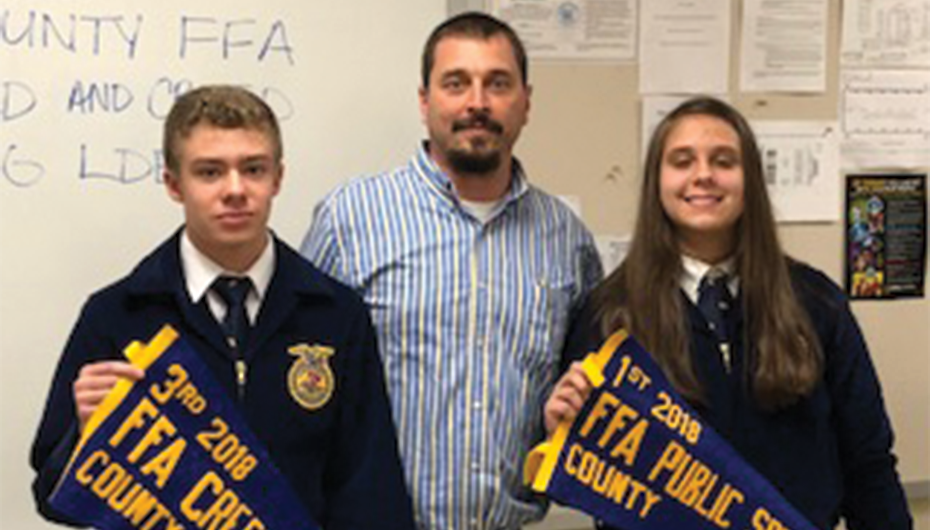 Stevens places at state FFA