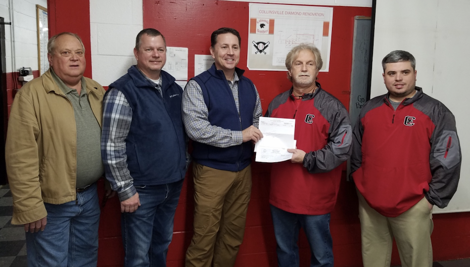 Collinsville Baseball Facility Receives Donation