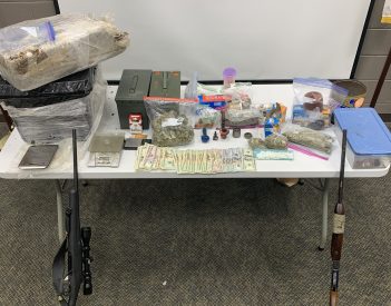 Narcotics & Interdiction Unit seizes 25 Pounds of Marijuana, Meth, & Guns