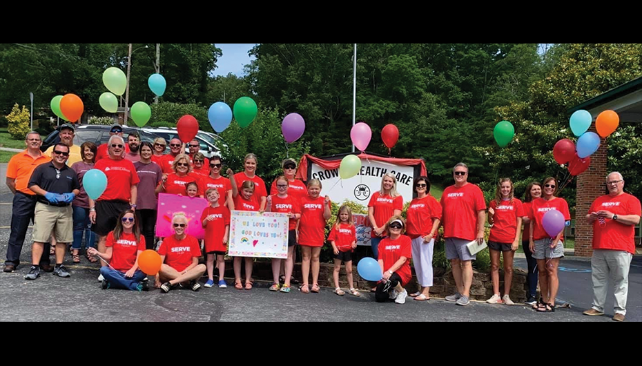 SERVE Day at Crowne Health Care