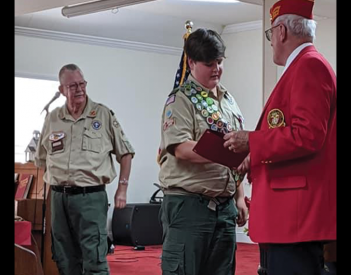 Brown Celebrates 100th Eagle Scout