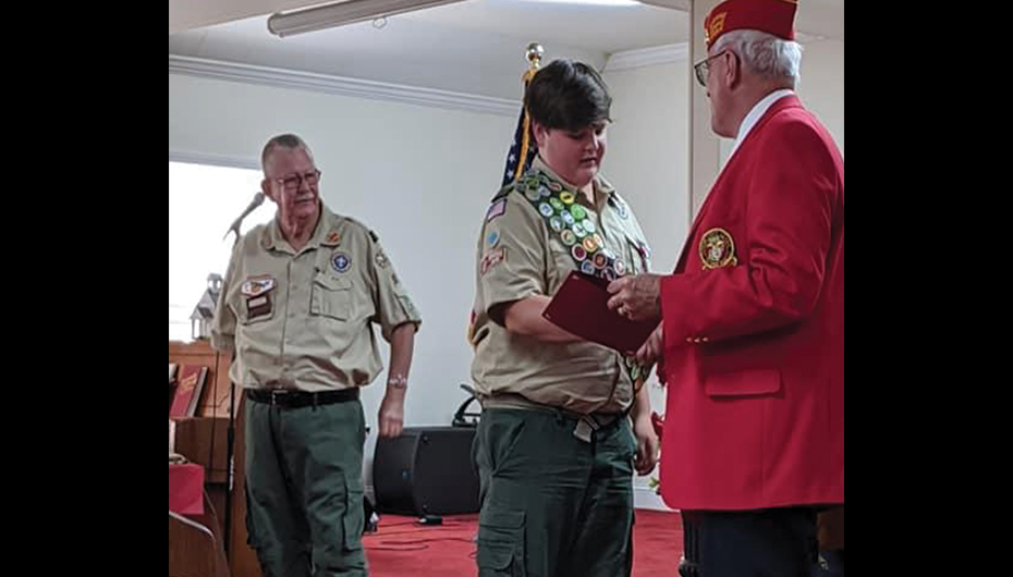 Brown Celebrates 100th Eagle Scout