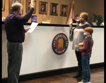 Geraldine Welcomes New Councilmember