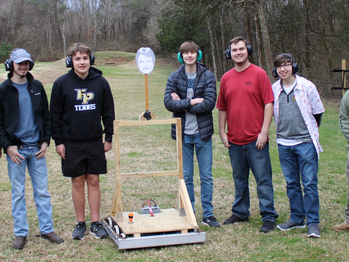 FPHS Gigawatts robotics team partners with DCSO to design a robot that will enhance target practice