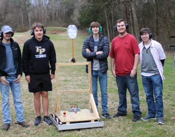 FPHS Gigawatts robotics team partners with DCSO to design a robot that will enhance target practice