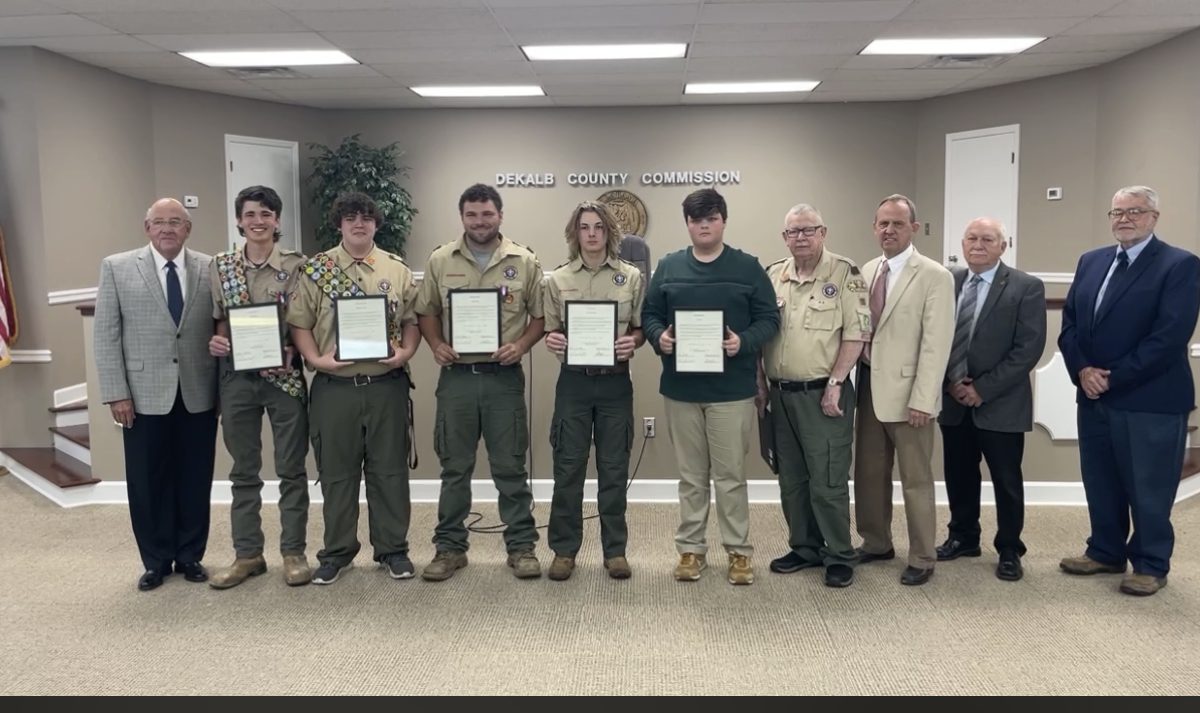 Commission honors Eagle Scouts