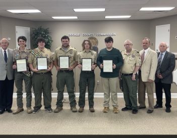 Commission honors Eagle Scouts