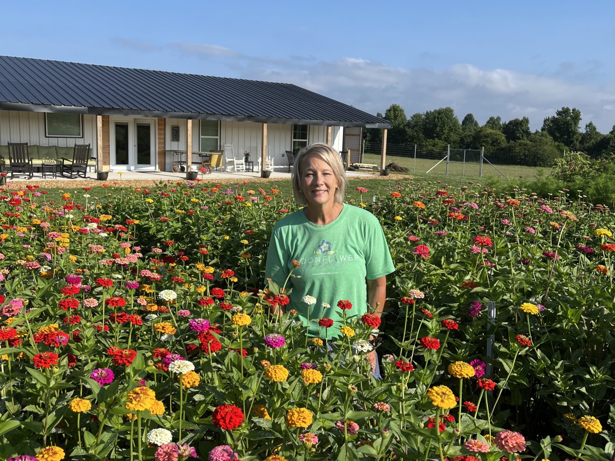 Flower Farm Offers Smiles