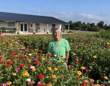 Flower Farm Offers Smiles