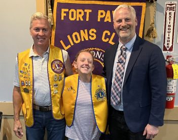 McClung Speaks to the Lions Club