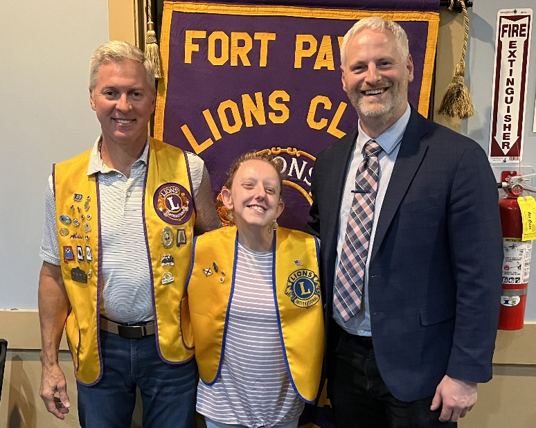 McClung Speaks to the Lions Club