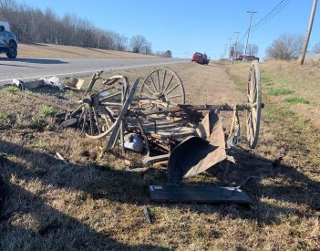 Accident Involving Mennonite Wagon in Powell