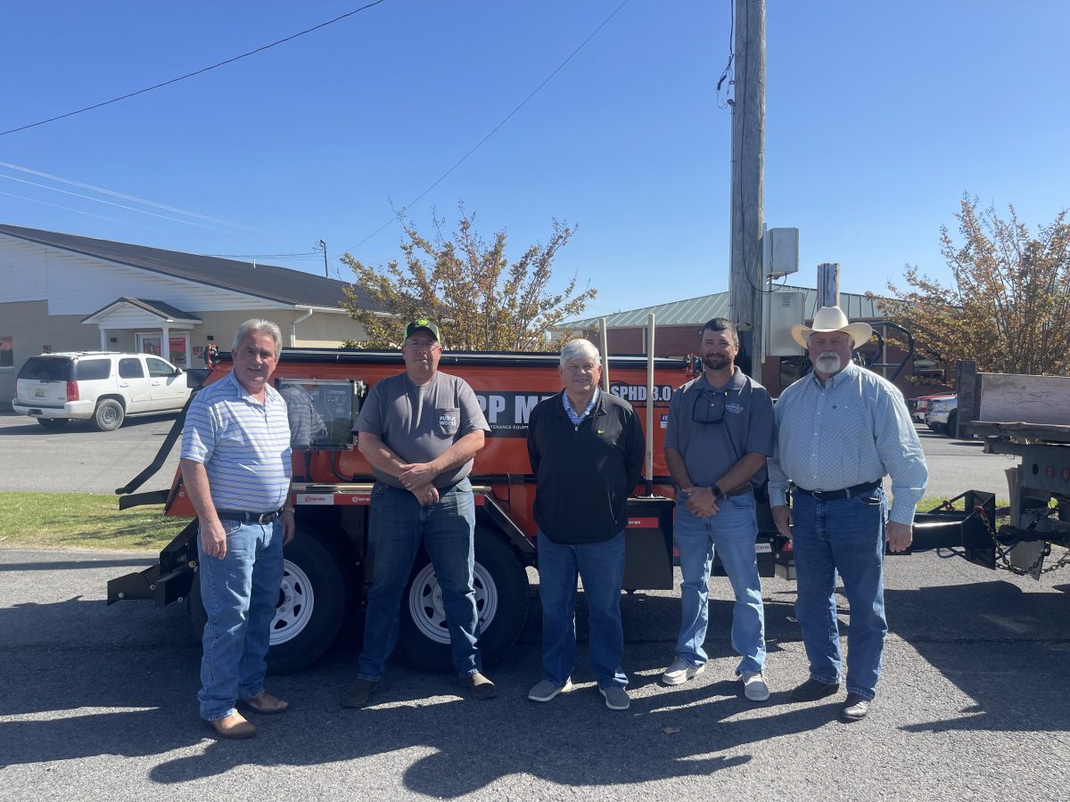 Rainsville Purchases Paving Machine